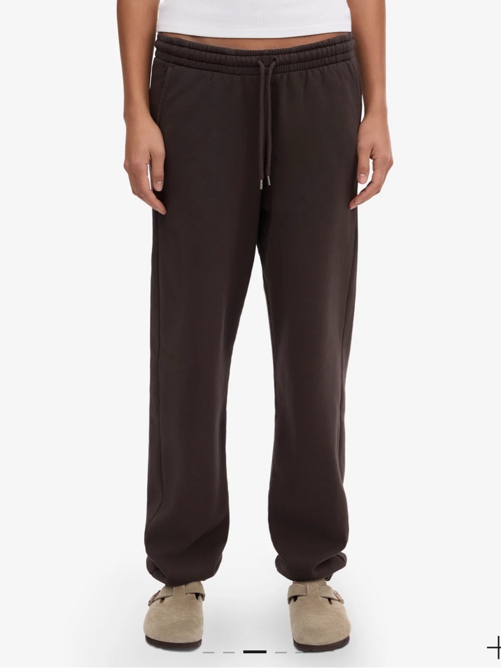 COLORFUL STANDARD Organic Cotton Sweatpants in Coffee Brown